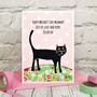 Personalised Birthday Card From Your Cat, thumbnail 1 of 4
