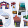 Sw18 Wandsworth, Earlsfield And Southfields Print, thumbnail 5 of 8