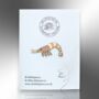 Prawn Shrimp Hard Enamel Pin Badge, Unusual Friendship Gift, Seafood, Sea Life Brooch, Sparkling Arthropod Jewellery, thumbnail 4 of 8