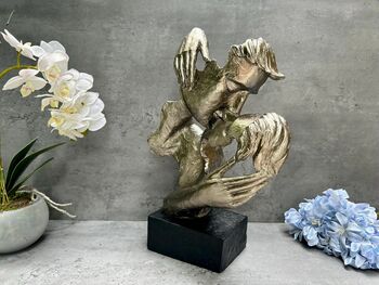 Abstract Lovers Figurine Silhouette Couple Sculpture Ornament, 5 of 8