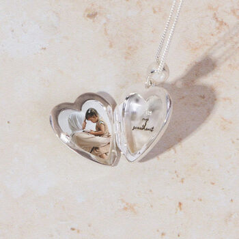 Personalised Sterling Silver Mum To Be Locket, 3 of 12