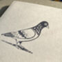 Hand Printed Pigeon Card, thumbnail 5 of 6
