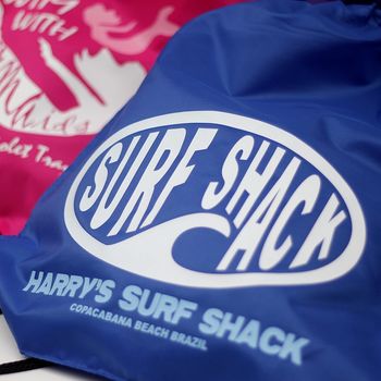 Personalised Surf Shack Swimming Bag, 5 of 6