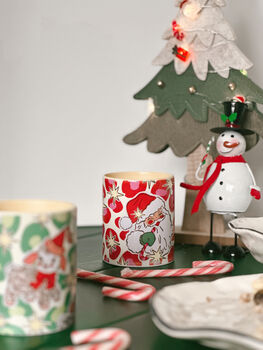 Festive Santa Christmas Mug, 3 of 5