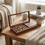 Personalised Domino And Tic Tac Toe Glass Lid Game Set, thumbnail 5 of 5