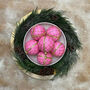 Upcycled Saree Handmade Candy Floss Christmas Bauble, thumbnail 4 of 4