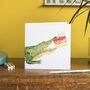 Croc And Cake Birthday Card, thumbnail 1 of 7