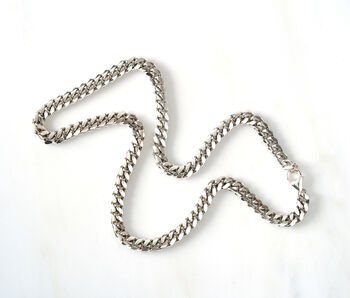 Rounded Curb Chain Necklace For Men, 2 of 3