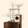 Modern Cat Tree With Litter Box Enclosure And Condo, thumbnail 10 of 12