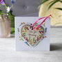 Happy Mother's Day Personalised Card And Wooden Heart, thumbnail 6 of 6