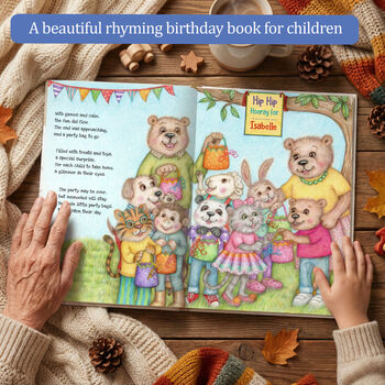 Keepsake Birthday Book For Baby And Child Personalised, 11 of 12