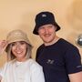 Mr And Mrs Embroidered Bucket Hat Set, thumbnail 3 of 5