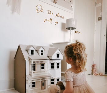Mirrored 'Oh the places you'll go' Wall Decal Quote, 3 of 6