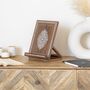 Cartmel Elegant Wood Inlay Stand For iPad And Cookbook, thumbnail 2 of 8