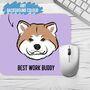 Akita Inu Face Computer Mouse Mat, thumbnail 2 of 4