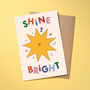 Shine Bright Celebration Greeting Card, thumbnail 1 of 3