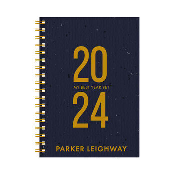 Personalised 2024 Combined Diary And Notebook, 5 of 11