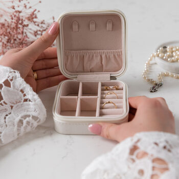 Personalised Wedding Themed Jewellery Box Seconds Sale, 2 of 2