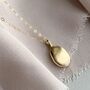 Gold Shilling Organic Recycled 9ct Solid Gold Necklace, thumbnail 1 of 6