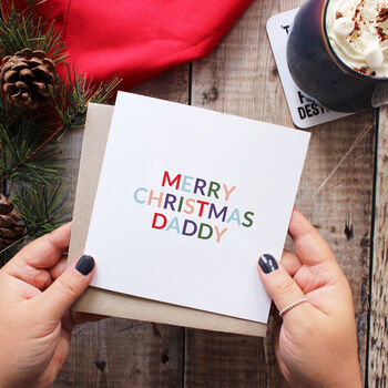 'Merry Christmas Dad/Daddy' Christmas Card, 2 of 6