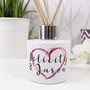 Personalised Inky Heart Reed Diffuser, thumbnail 3 of 7