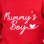 Valentines 'Mummy's Boy/Girl' Embroidered Sweatshirt, thumbnail 2 of 5