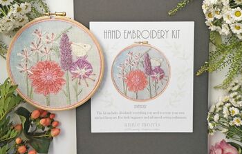 Lavender Floral Needlework Kit, 3 of 9