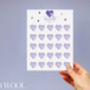 Mother's Day Butterfly Purple Heart Butterflies Card, thumbnail 3 of 12