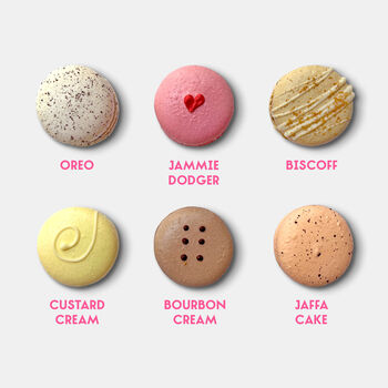 Biscuit Macarons Box Of 12, 2 of 10