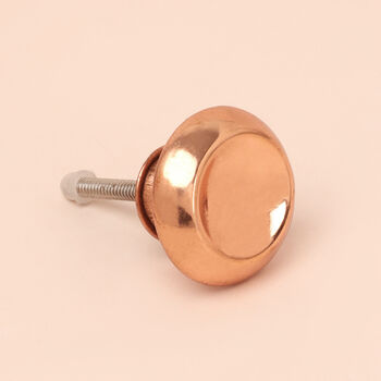 Copper Hammered Cupboard Door Knob Handle, 4 of 8