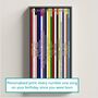 18th Birthday Music Print Number Ones Since 2007 Personalised, thumbnail 8 of 8