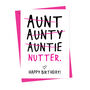 Personalised Funny Auntie Birthday Card, thumbnail 3 of 3