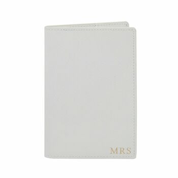 Personalised Leather Passport Cover, 3 of 11