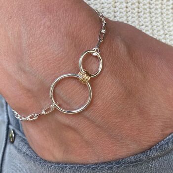Infinity Family Cable Link Bracelet, 2 of 2