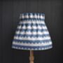 Dolly Blue Scallop Gathered Scrunchie Lampshade, thumbnail 1 of 5