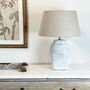 Hekla Aged Grey Distressed Ceramic Table Lamp Base, thumbnail 6 of 7