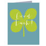 Mini Clover Good Luck Card, thumbnail 2 of 4