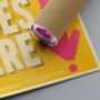 Good Vibes Only Positive Thinking Poster Housewarming Foil Art Print, thumbnail 2 of 9