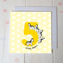 Animal Number Age Birthday Cards, thumbnail 5 of 6