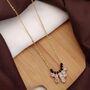 Indian Nazarian Gold Mangalsutra Stone Necklace, thumbnail 2 of 4