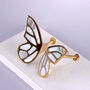 G Decor Set Of Two Handcrafted Brass And Mother Of Pearl Butterfly Wing Handles, thumbnail 1 of 4