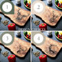 Stag Engraved Olive Wood Cheeseboard, thumbnail 2 of 11