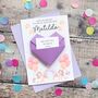 Personalised Origami Birthday Card – Unicorn Design For Daughter, Niece Or Granddaughter, thumbnail 3 of 9