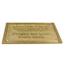 Personalised Memorial Brass Wall Plaques, thumbnail 5 of 8