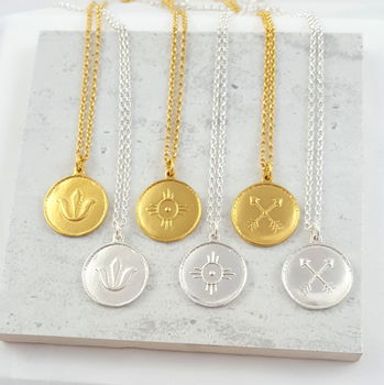 Romance Amulet Coin Necklace, 8 of 8