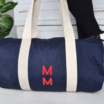 Men's Embroidered Duffle Bag, 2 of 2