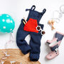 Soft Play Toddler Dungarees Intermediate Knitting Kit, thumbnail 1 of 8