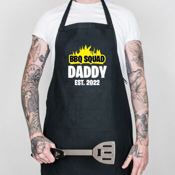 Personalised Father's Day Barbecue Apron, 4 of 10