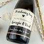 Personalised Christening Day Champagne/Prosecco Label, thumbnail 1 of 3