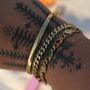 18ct Gold Colourful Gemstone Tennis Bracelet, thumbnail 6 of 6